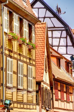             Colmar, France - June 2022 : Historical center in sunny weather                   