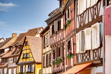             Colmar, France - June 2022 : Historical center in sunny weather                   