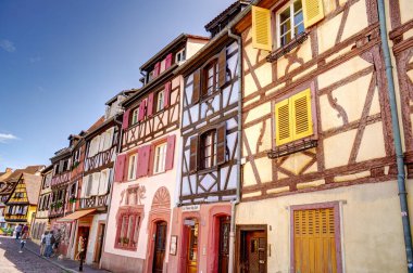             Colmar, France - June 2022 : Historical center in sunny weather                   