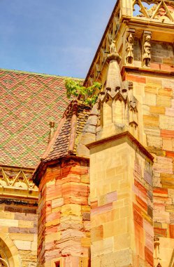             Colmar, France - June 2022 : Historical center in sunny weather                   