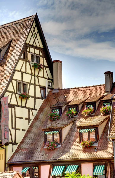 Colmar France June 2022 Historical Center Sunny Weather — стоковое фото