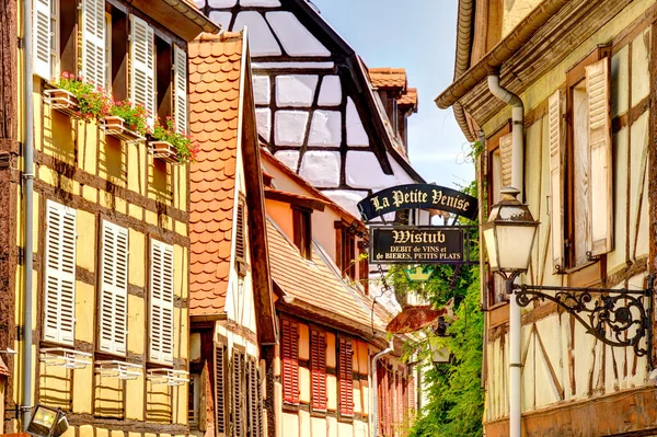 Colmar France June 2022 Historical Center Sunny Weather — 图库照片