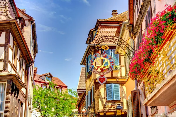 Colmar France June 2022 Historical Center Sunny Weather — Zdjęcie stockowe