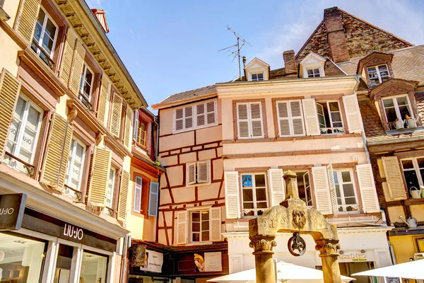 Eguisheim France June 2022 Historical Village Rainy Weather — Foto Stock