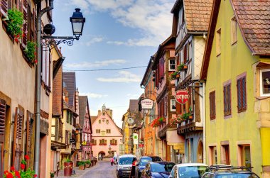           Turckheim, France - June 2022 : Picturesque village in sunny weather