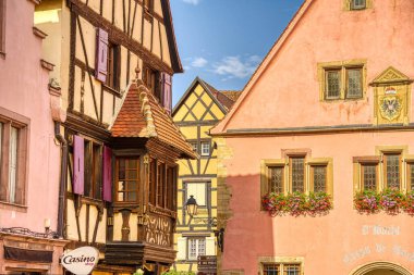           Turckheim, France - June 2022 : Picturesque village in sunny weather