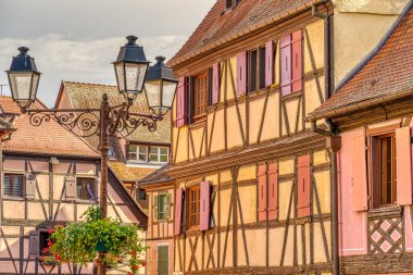           Turckheim, France - June 2022 : Picturesque village in sunny weather