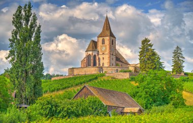           Turckheim, France - June 2022 : Picturesque village in sunny weather