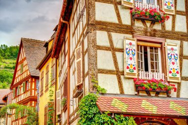           Turckheim, France - June 2022 : Picturesque village in sunny weather