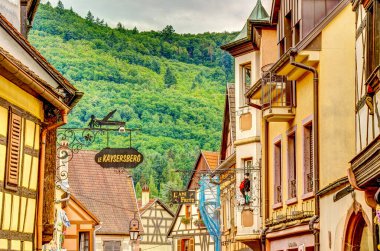           Turckheim, France - June 2022 : Picturesque village in sunny weather