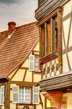           Turckheim, France - June 2022 : Picturesque village in sunny weather