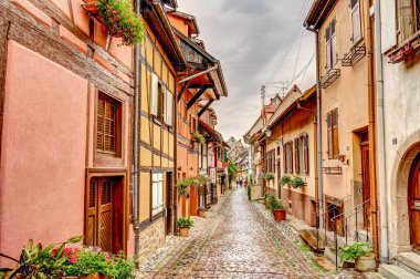                 Strasbourg, France - June 2022 : Historical center in sunny weather               
