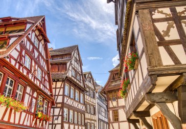                 Strasbourg, France - June 2022 : Historical center in sunny weather               