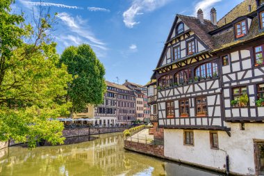                 Strasbourg, France - June 2022 : Historical center in sunny weather               