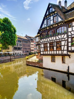                 Strasbourg, France - June 2022 : Historical center in sunny weather               