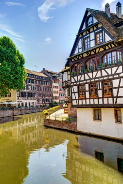                 Strasbourg, France - June 2022 : Historical center in sunny weather               
