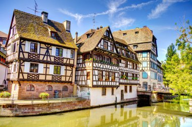                 Strasbourg, France - June 2022 : Historical center in sunny weather               