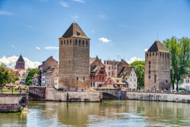                 Strasbourg, France - June 2022 : Historical center in sunny weather               