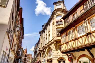                 Strasbourg, France - June 2022 : Historical center in sunny weather               