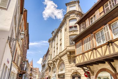                 Strasbourg, France - June 2022 : Historical center in sunny weather               