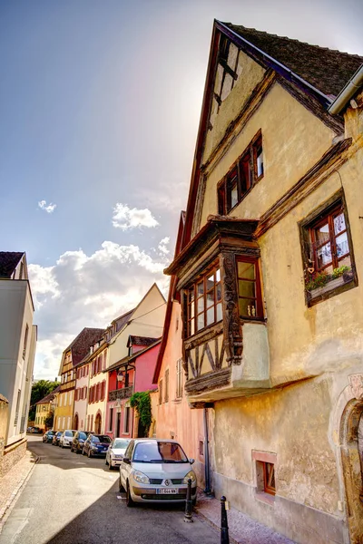 Kaysersberg France June 2022 Historical Center Cloudy Weather — Stockfoto