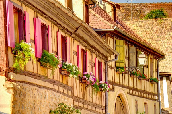 Kaysersberg France June 2022 Historical Center Cloudy Weather — Fotografia de Stock