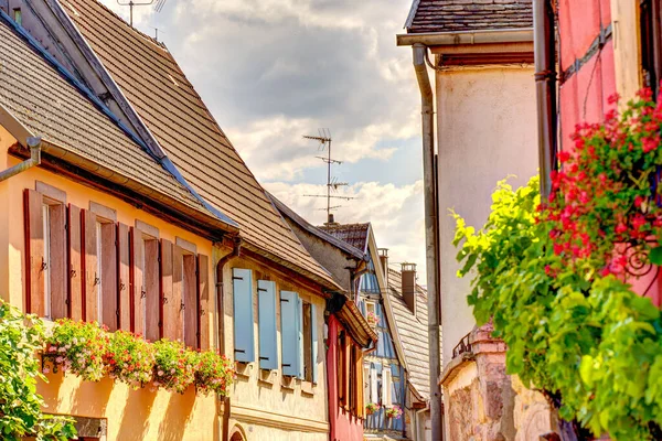 Kaysersberg France June 2022 Historical Center Cloudy Weather — Fotografia de Stock