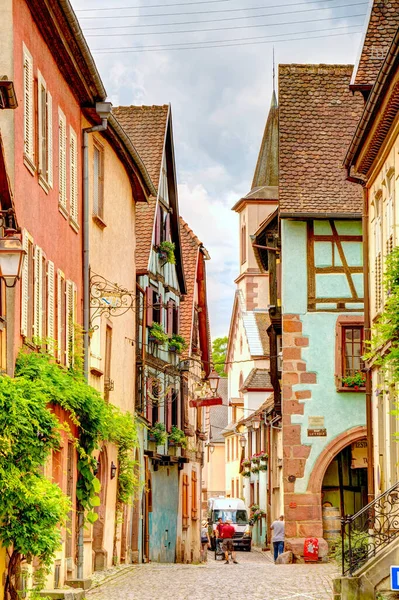 Turckheim France June 2022 Picturesque Village Sunny Weather — Zdjęcie stockowe