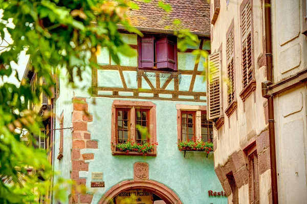 Turckheim France June 2022 Picturesque Village Sunny Weather — Stockfoto