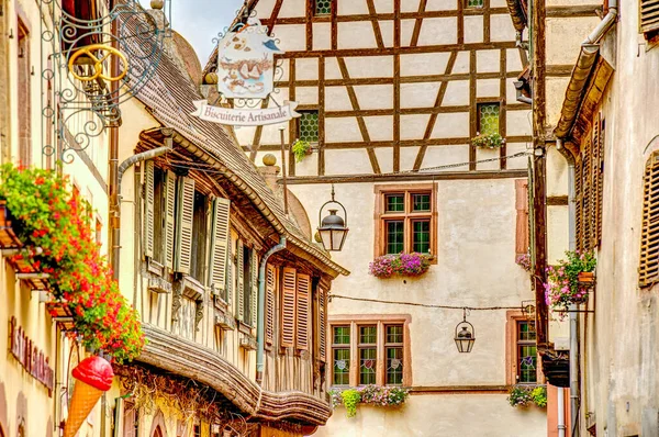 Turckheim France June 2022 Picturesque Village Sunny Weather — Stok fotoğraf