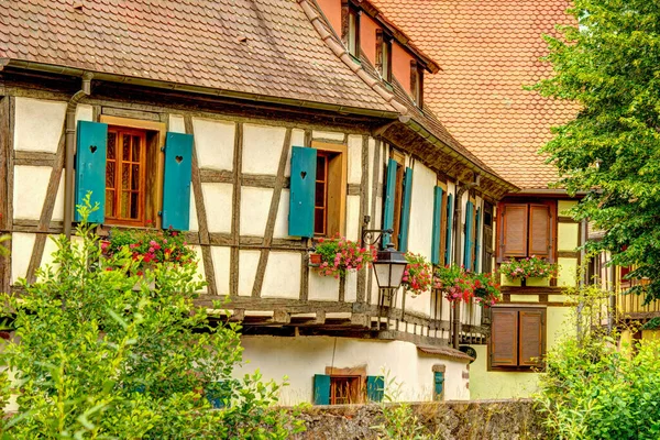 Turckheim France June 2022 Picturesque Village Sunny Weather — Fotografia de Stock