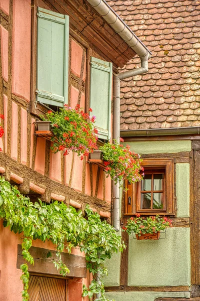 Kaysersberg France June 2022 Historical Center Cloudy Weather — Photo