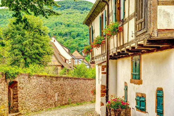 Kaysersberg France June 2022 Historical Center Cloudy Weather — Foto Stock