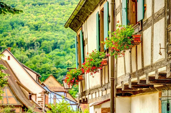 Kaysersberg France June 2022 Historical Center Cloudy Weather — Foto Stock