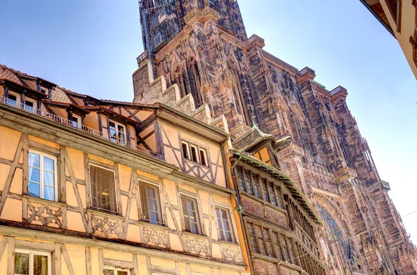 Strasbourg France June 2022 Strasbourg Cathedral France — Stockfoto