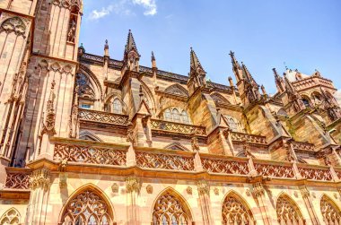 Strasbourg, France - June 2022 : Strasbourg Cathedral  in France 