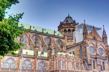 Strasbourg, France - June 2022 : Strasbourg Cathedral  in France 
