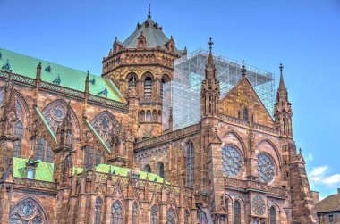 Strasbourg, France - June 2022 : Strasbourg Cathedral  in France 