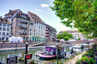                 Strasbourg, France - June 2022 : Historical center in sunny weather               