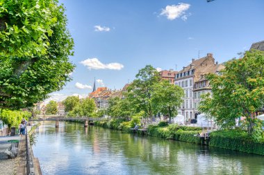                 Strasbourg, France - June 2022 : Historical center in sunny weather               