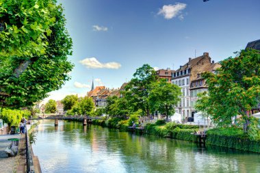                 Strasbourg, France - June 2022 : Historical center in sunny weather               