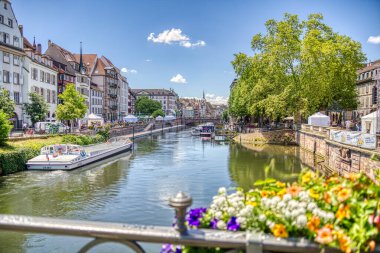                 Strasbourg, France - June 2022 : Historical center in sunny weather               