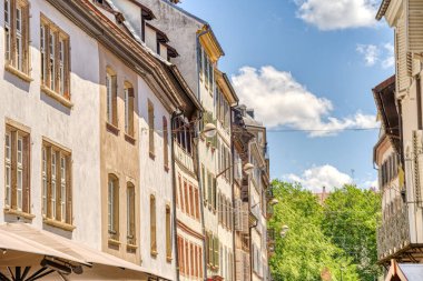                 Strasbourg, France - June 2022 : Historical center in sunny weather               