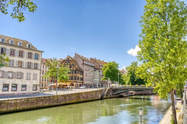                 Strasbourg, France - June 2022 : Historical center in sunny weather               