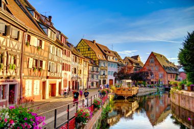                 Colmar, France - June 2022 : Historical center in sunny weather               