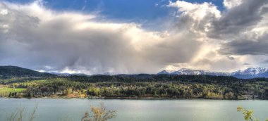 Worthersee Lake landscape, Austria