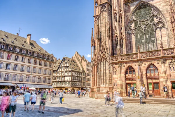 Strasbourg France June 2022 Strasbourg Cathedral France — 图库照片
