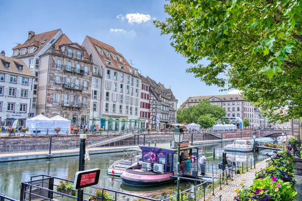                 Strasbourg, France - June 2022 : Historical center in sunny weather               
