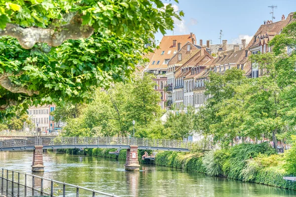                 Strasbourg, France - June 2022 : Historical center in sunny weather               