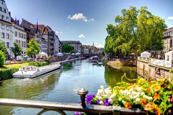                 Strasbourg, France - June 2022 : Historical center in sunny weather               